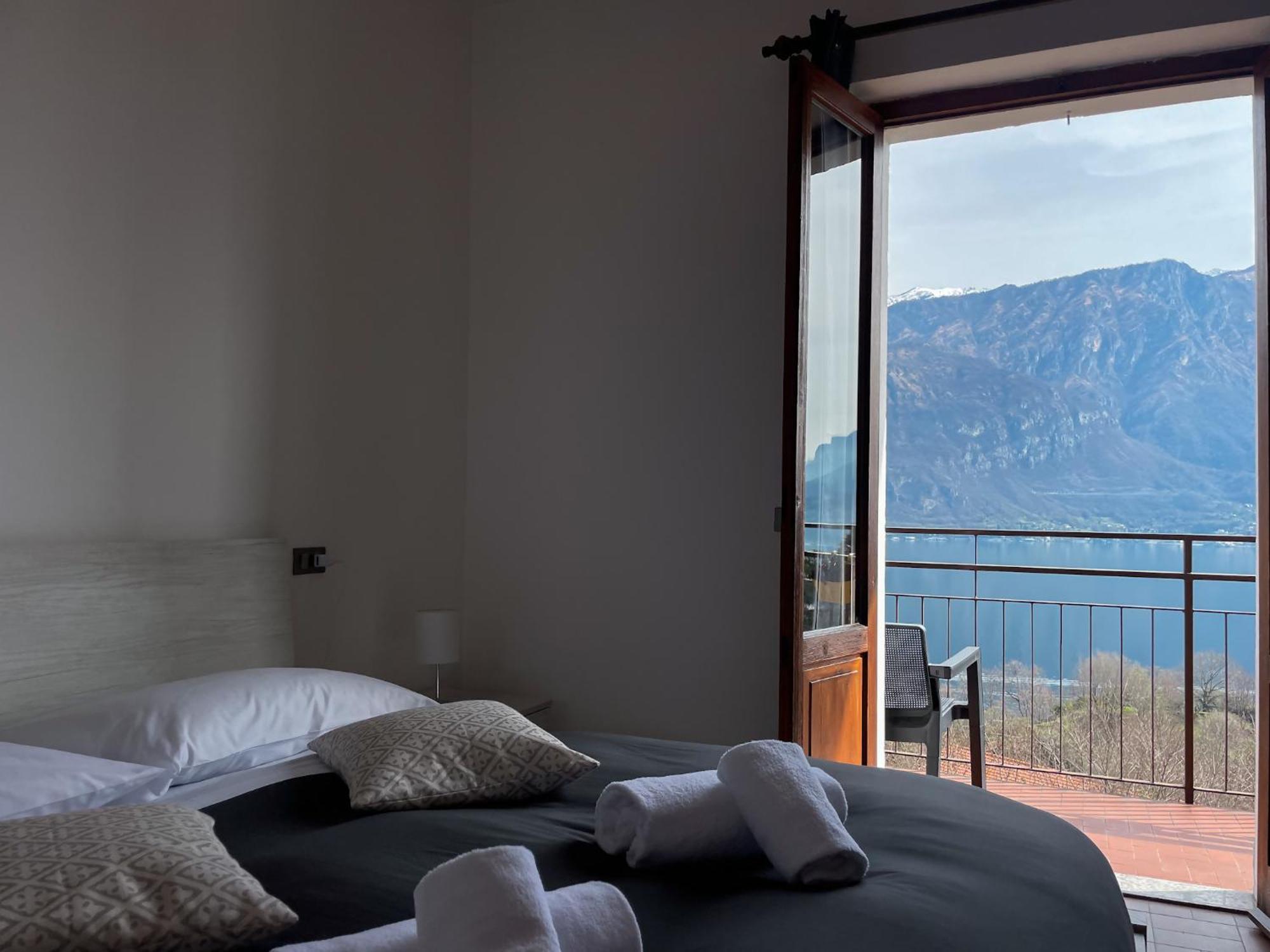 Appartamento Tivano Balcone Con Vista Lago Bellagio Buitenkant foto